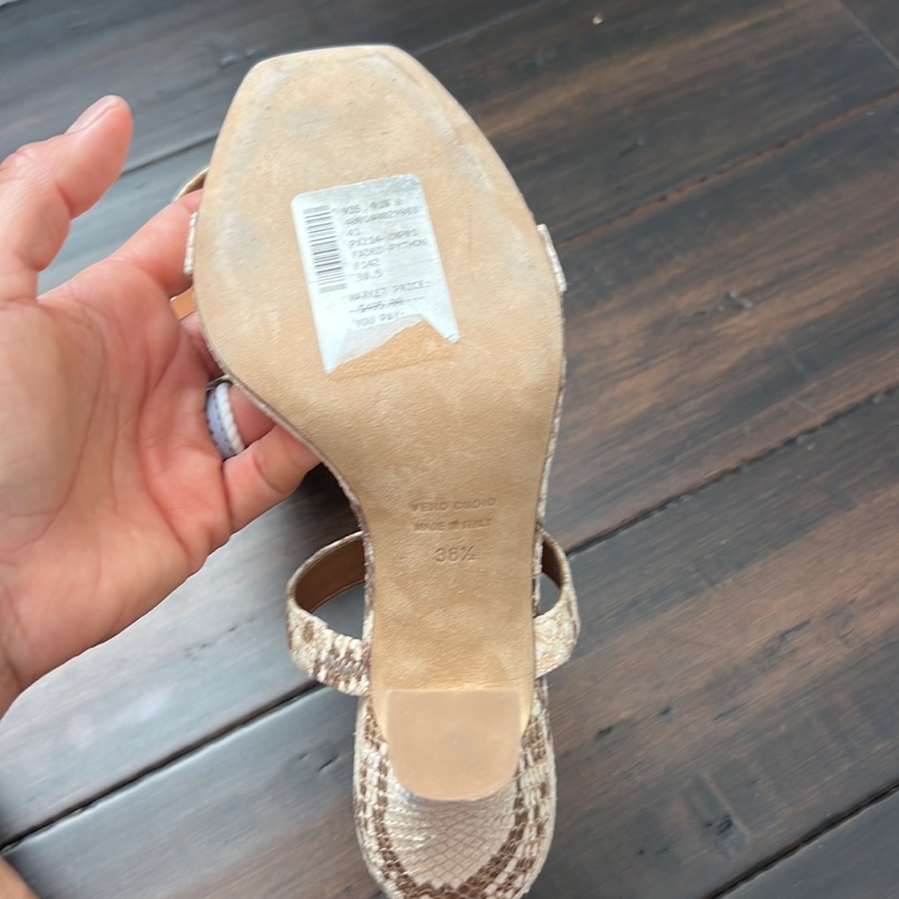 Paris Texas Python-Embossed Leather Mule - image 5